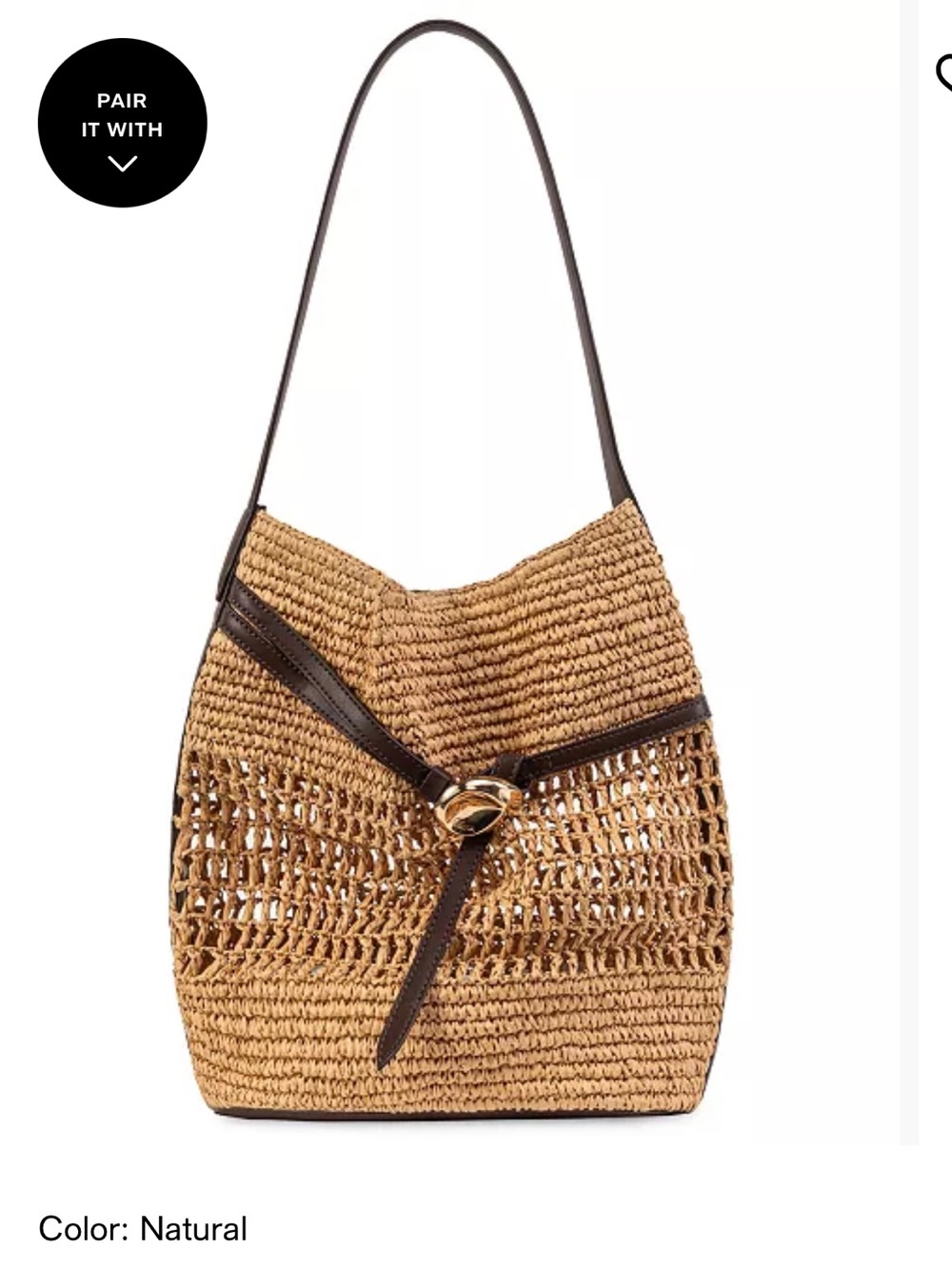 Sam Eldelman Bex Large Magnetic Tote Handbag